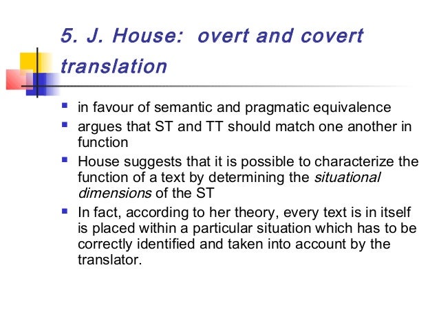 House a model for translation quality assessment House a model for translation quality assessment